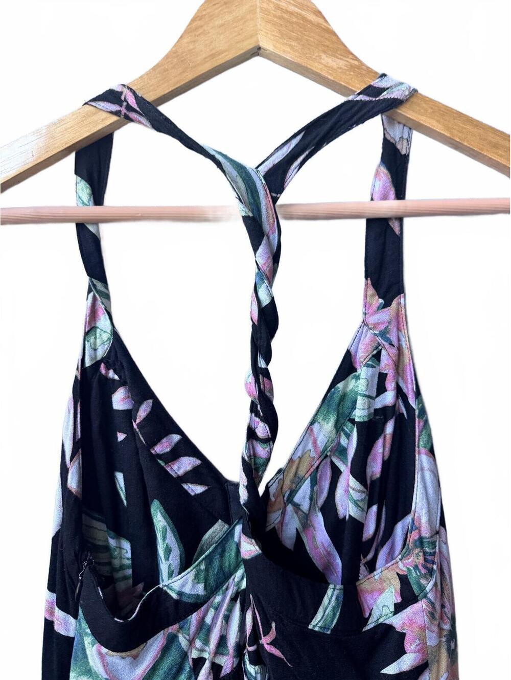 Kimchi Blue Urban Outfitters Floral Midi Dress Open Back Sm - Picture 6 of 9